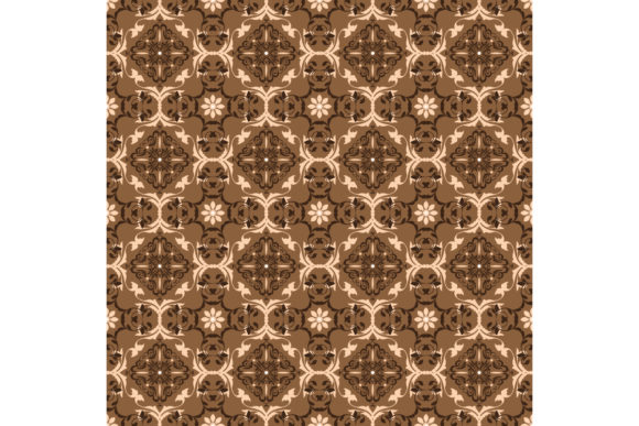 Beautiful Floral Motifs on Central Java