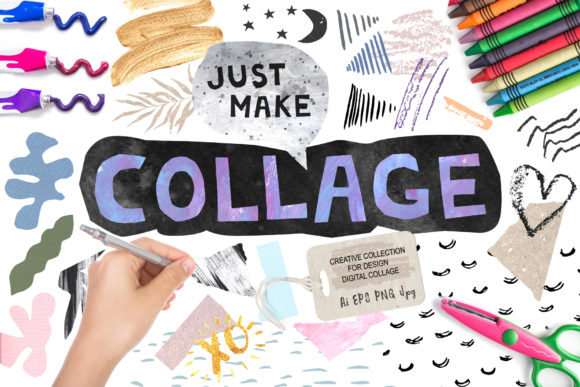 Collage Elements Bundle: A Comprehensive Resource for Creative Projects