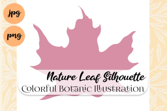 Discover the Beauty of Nature Leaf Colorful Silhouette Pink: A Versatile Design Element