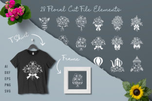 Discover the Versatility of a Set of Floral Cut File