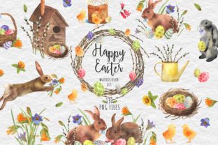 Embrace the Charm of Happy Easter in Watercolor: A Versatile Design Solution