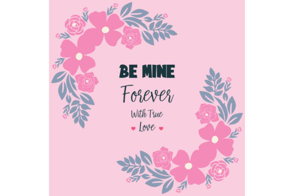 Embrace the Elegance of Beautiful of Card Be Mine Design