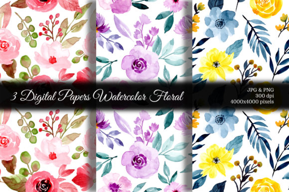 Enhance Your Designs with Floral Watercolor 89