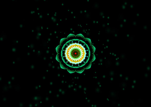 Explore the Charm of Small Green Kaleidoscope