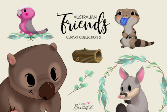 Explore the Versatile Australian Friends Clipart 03