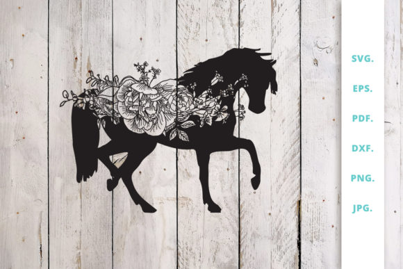 Explore the Versatility of Floral Horse and Farm Animal SVG Files