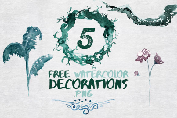 Exploring the Versatility of 5 Watercolor Decorations and Elements