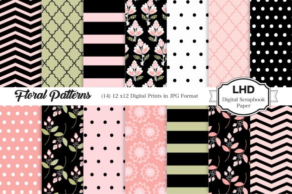 Exploring the Versatility of Floral Pink and Black Patterns