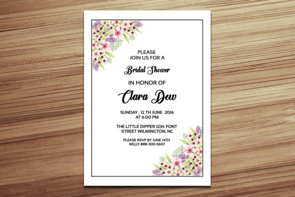 Floral Wedding Bridal Shower Invitation: A Beautiful and Affordable Solution