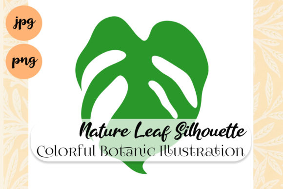 Vibrant Nature Leaf Silhouette for Creative Projects